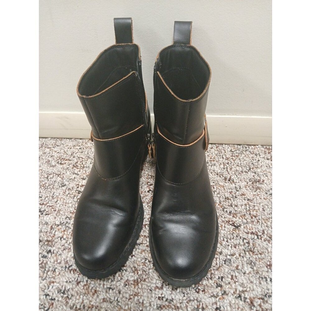 Harley-Davidson Women's Lalanne Black Motorcycle Harness Boots, D84686 Size 8.5M